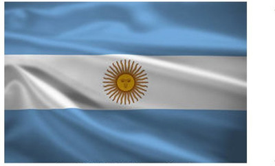 UNIQ Argentina Rectangle Table Miniature Flag(Polyester)