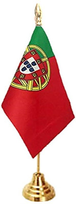 UNIQ Staircase Style Flag - Portugal Rectangle Table Miniature Flag(Polyester)