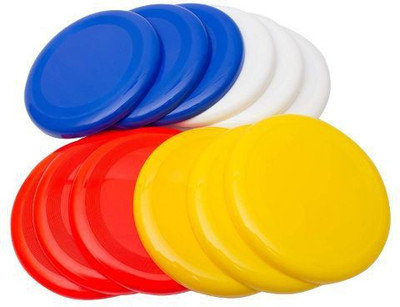KK CRAFT B07NV17Y7Y Plastic Sports Frisbee(Pack of 12)