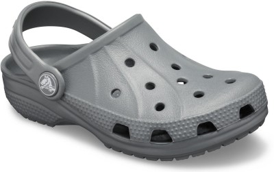 CROCS Boys & Girls Slip-on Clogs(Grey , 9-12 months)