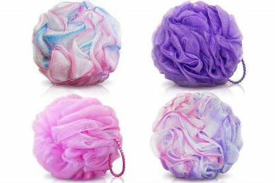 hitansi enterprises Loofah(Pack of 4, Multicolor)