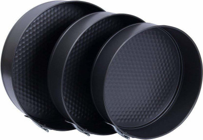 MASTER ROYAL BACKNCOOK TOOLS Aluminium Cake Mould 3(Pack of 3)
