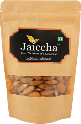 Jaiccha American/ Califonia Almonds 200 gms in Brown Paper Pouch Almonds(1 x 200 g)
