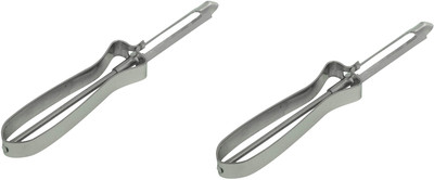 rushabh collections FLOATING PEELER Straight Peeler Set(Steel Pack of 2)