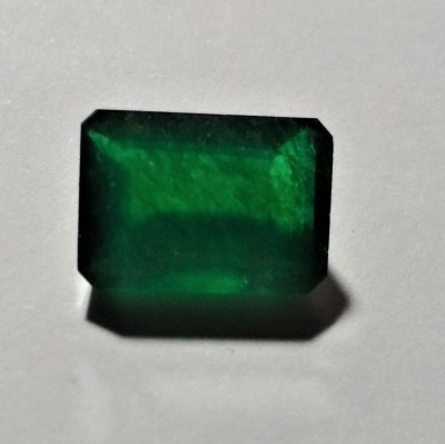 HAYAATGEMS Natural Emerald Panna 7.05 Carat 7.75 Ratti Size Zambian Cut Faceted Loose Gemstone For Men & Women Ring Emerald Stone