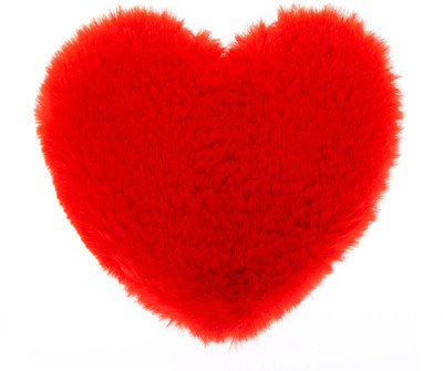 Home Accents Polyester Fibre Solid Cushion Pack of 1(Red)