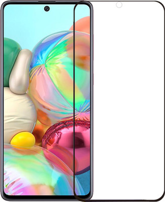 Karpine Edge To Edge Tempered Glass for Samsung Galaxy A71(Pack of 1)