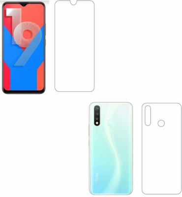 PR SMART Front and Back Tempered Glass for Vivo y19(Pack of 2)