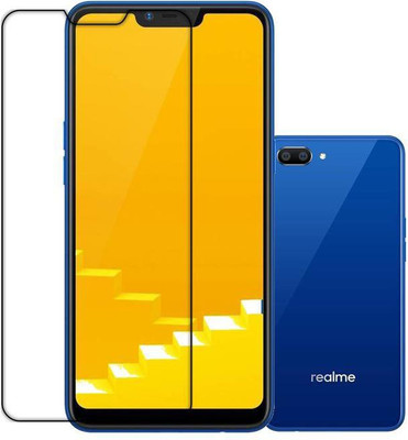 ARBAN Front and Back Tempered Glass for Realme C1(Pack of 1)