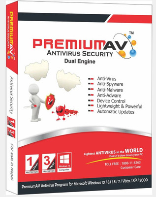 PremiumAV Anti-virus 1 User 1 Year(CD/DVD)