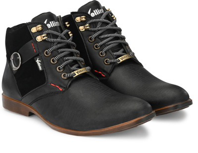 Vellinto The Rocky Boot For Men Corporate Casuals For Men(Black , 9)