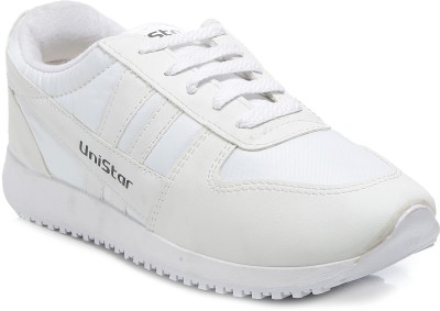 Unistar Unistar Casual Sport Shoes For Men Lightweight & Extra-Comfortable Sole For Gym Outdoors For Men(White)