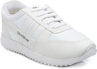 Unistar Unistar Casual Sport Shoes For Men Lightweight & Extra-Comfortable Sole For Gym Outdoors For Men(White , 8 UK/India)
