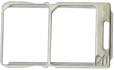 Bay Sim Card Tray(Compatible With SONY XPERIA M5 DUAL :SILVER)