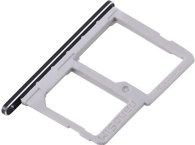 Bay Sim Card Tray(Compatible With LG G6 : BLACK)
