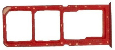 Bay Sim Card Tray(Compatible With OPPO A3S (RED))