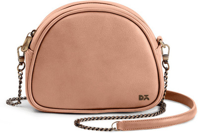 DailyObjects Beige Sling Bag Blush Vegan Leather - Arch Crossbody Bag