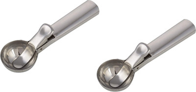 rushabh collections ICECREAM SCOOP Steel Ice-cream Spoon Set(Pack of 2)