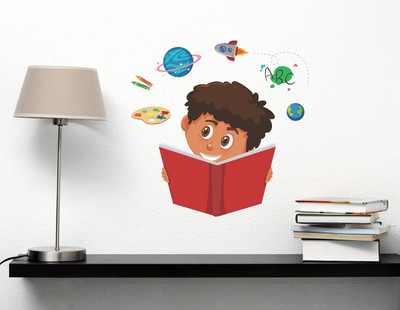 Wallzone 60 cm Education Removable Sticker(Pack of 1)