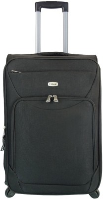Timus Upbeat Spinner 65 CM 4 Wheel Trolley Expandable Check-in Luggage - 24 inch (Black) Expandable  Check-in Suitcase 4 Wheels - 24 inch