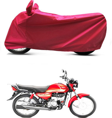 BikenWear Waterproof Two Wheeler Cover for Hero(HF Dawn, Red)