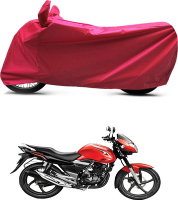 BikenWear Waterproof Two Wheeler Cover for Suzuki(GS 150R, Red)