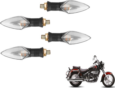 MOCKHE Front, Rear LED Indicator Light for Hyosung Aquila 250(Yellow, Red)