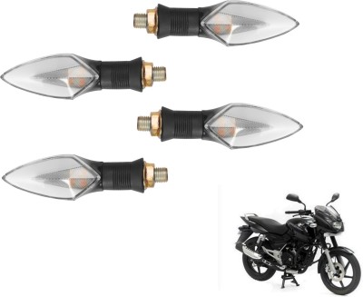 MOCKHE Front, Rear LED Indicator Light for Bajaj Pulsar 150(Yellow, Red)