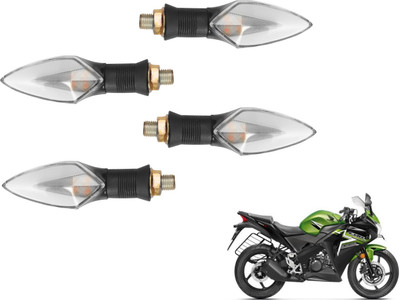 MOCKHE Front, Rear LED Indicator Light for Honda CBR 150R(Yellow, Red)