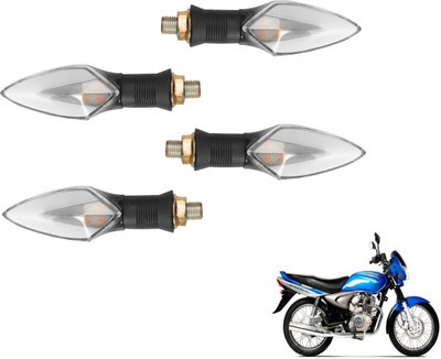 MOCKHE Front, Rear LED Indicator Light for Bajaj(Yellow, Red)
