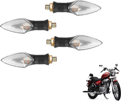 MOCKHE Front, Rear LED Indicator Light for Royal Enfield Thunder Bird 500(Yellow, Red)