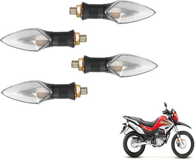 MOCKHE Front, Rear LED Indicator Light for Hero Impulse(Yellow, Red)
