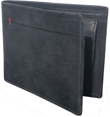 Aardee Men Blue Genuine Leather Wallet(4 Card Slots)