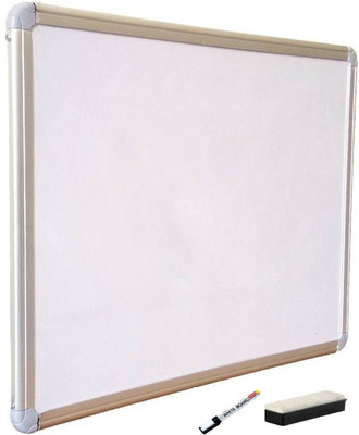 Tiya Non Magnetic Non magnetic Melamine Medium Whiteboards and Duster Combos(White)