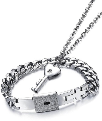 vien Metal Platinum Bracelet(Pack of 2)