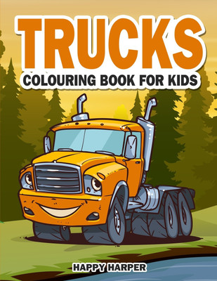 Trucks Colouring Book(English, Paperback, Hall Harper)