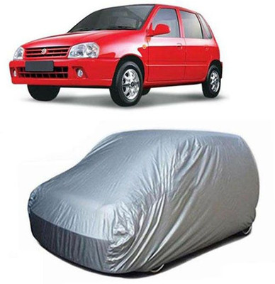 THE. Car Cover For Maruti Suzuki Zen (Without Mirror Pockets)(Silver)