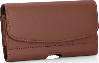PIRUM Flip Cover for ZTE Nubia Z18(Brown, Holster)