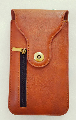 HITFIT Pouch for vivo Y12i(Brown, Holster, Pack of: 1)