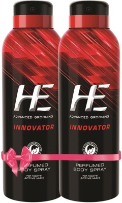 He Innovator, 150 ml Pack of 2 Body Spray  -  For Men  (300 ml, Pack of 2)