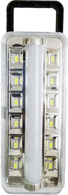 METTLE  10W Rechargeable Portable Emergency Light (12hr Backup) ITC-012 12 hrs Lantern Emergency Light(Black)