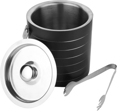 Steren Impex 1.5 L Steel 1208 Ice Bucket(Black)