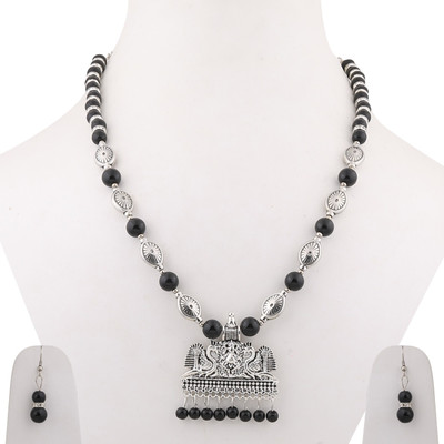 SILVER SHINE Alloy Black Jewellery Set(Pack of 1)