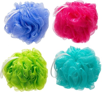 HUKBO Loofah(Pack of 4, Multicolor)