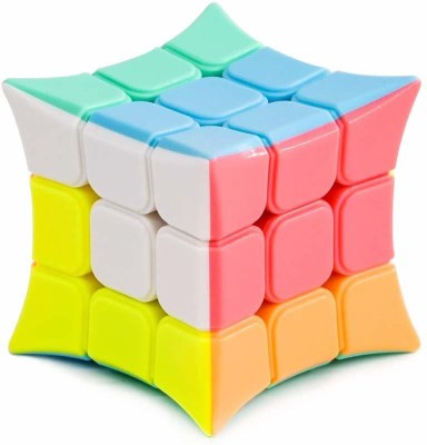 D ETERNAL YJ Golden Horn Concave Design 3x3x3 Stickerless Puzzle Cube(1 Pieces)