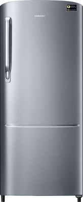 SAMSUNG 192 L Direct Cool Single Door 3 Star Refrigerator(Elegant Inox, RR20T172YS8/HL)
