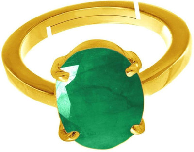 GALAXY ASTRO Copper Emerald Gold Plated Ring