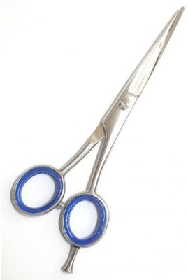 Styllofy Hair Cutting Scissors for men and Women (S.n-46) Scissors(Set of 1, Blue)