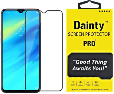 Dainty Edge To Edge Tempered Glass for Realme XT, Realme X2(Pack of 1)