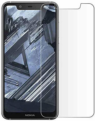 ISHANGEL Impossible Screen Guard for NOKIA 5.1 PLUS, Gorilla Hammer Proof, flexible fiber unbreakable Screen Protector, [Not a Tempered Glass](Pack of 1)